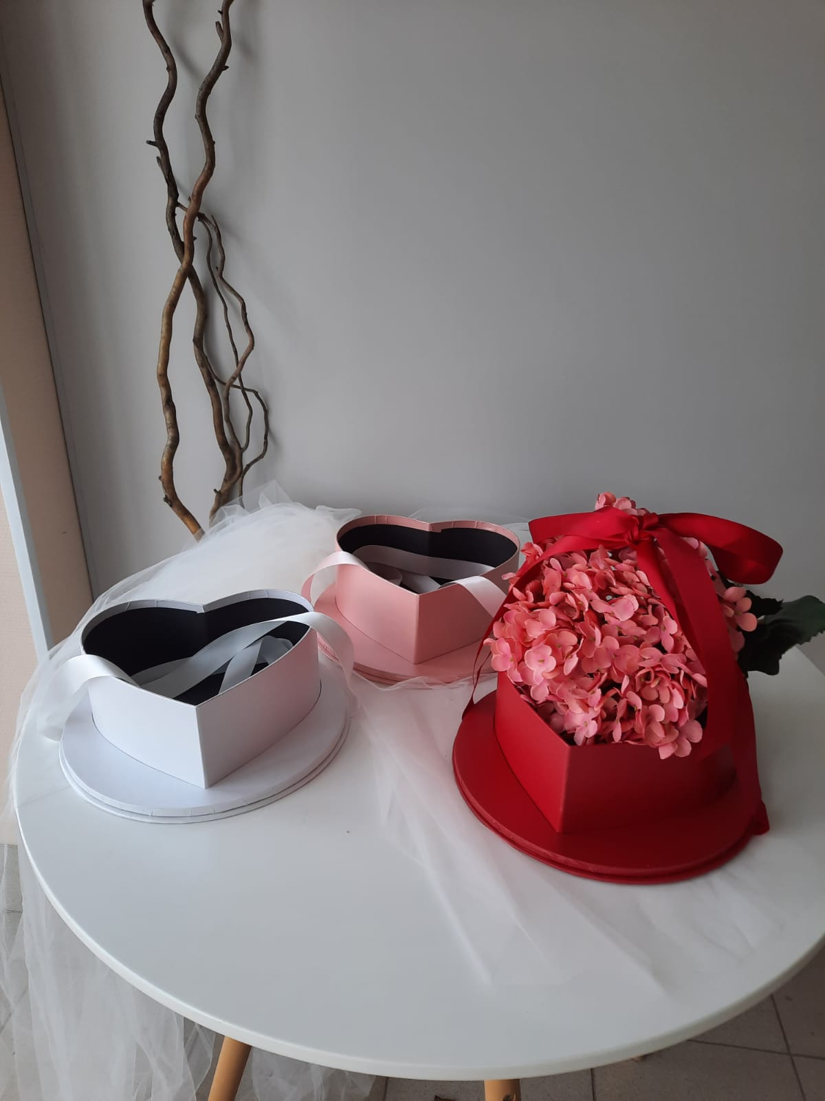 Коробка подар. Сердце 26*15см